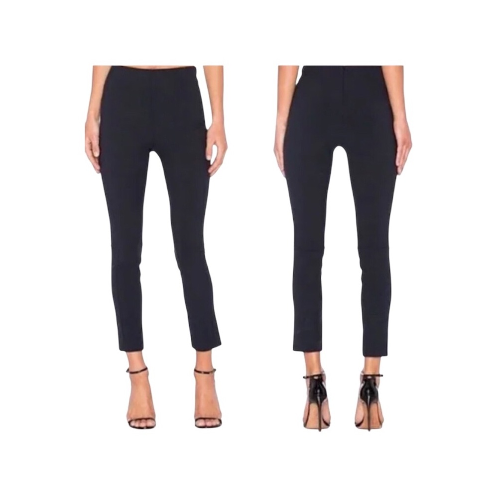 Rag & Bone.   Black Capri Back Zip Closure Slim Fit Pants Size 8